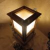 Нічник nightlight night light гребля hreblia скло glass wood latern wood lamp